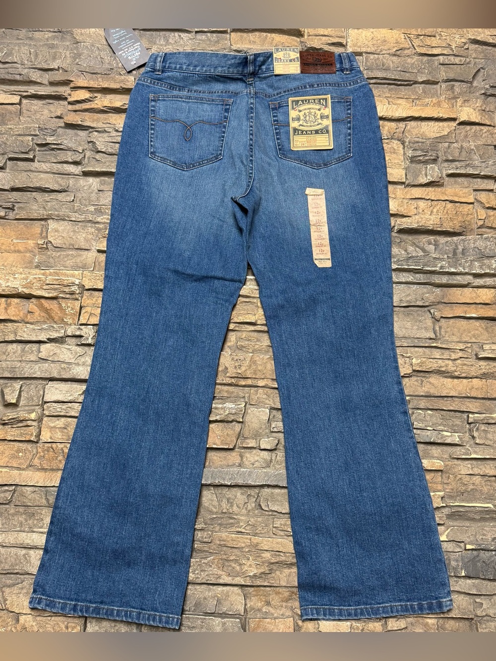NEW Polo Ralph Lauren Jeans Co Classic Bootcut Jeans Women 12 Petite Mid Stretch